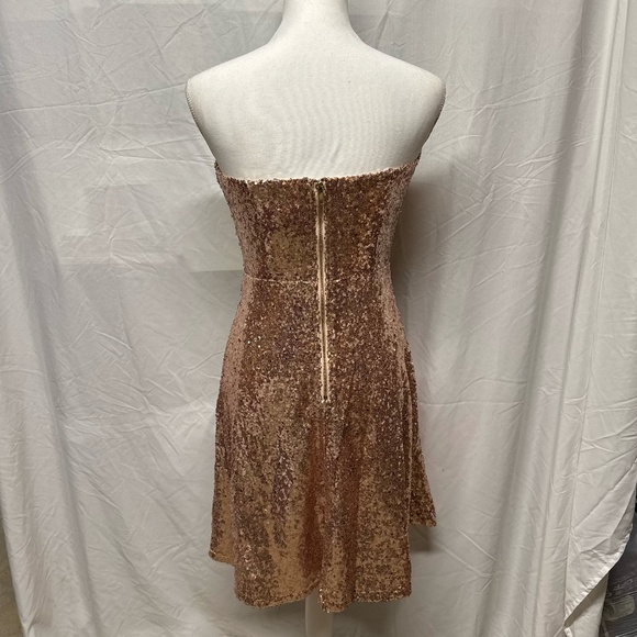 New Charlotte Russe Strapless Sequin Dress - Picture 3 of 3